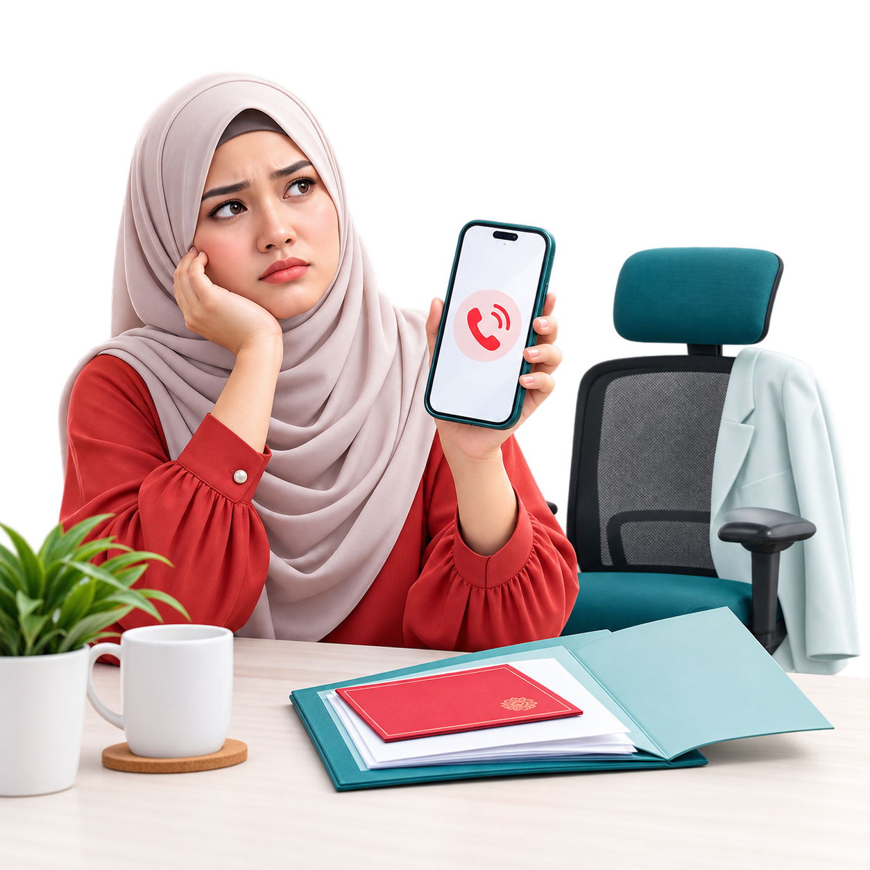 Ilustrasi ejen lama yang sukar dihubungi