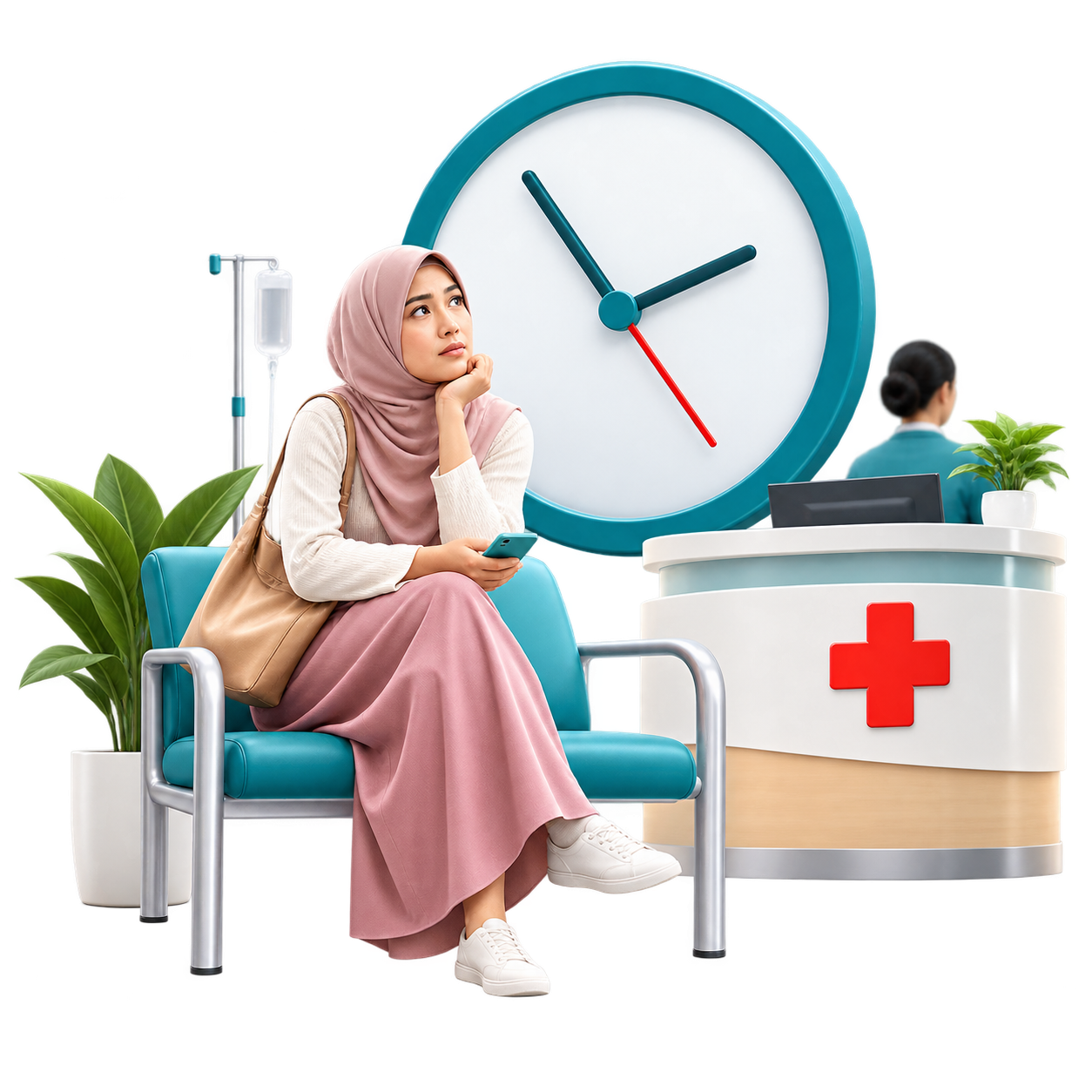 Ilustrasi tempoh menunggu hospital kerajaan